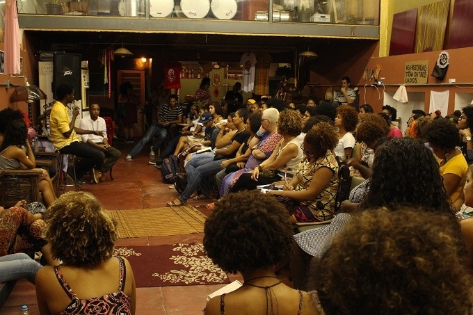 Curso de formação do Kilombagem na Aparelha Luzia. Fonte: Alma Preta, 2017.